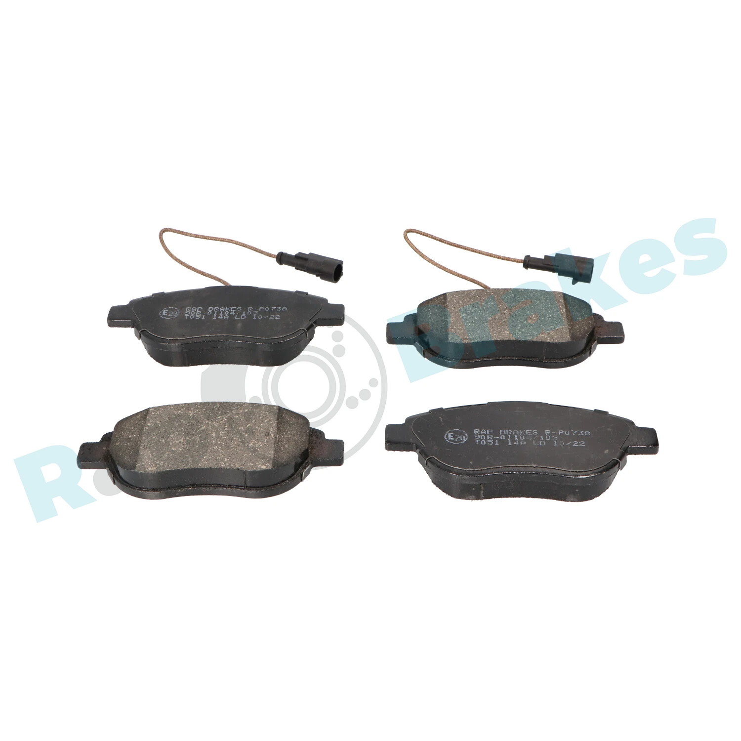 Brake Pad Set, disc brake R-P0738