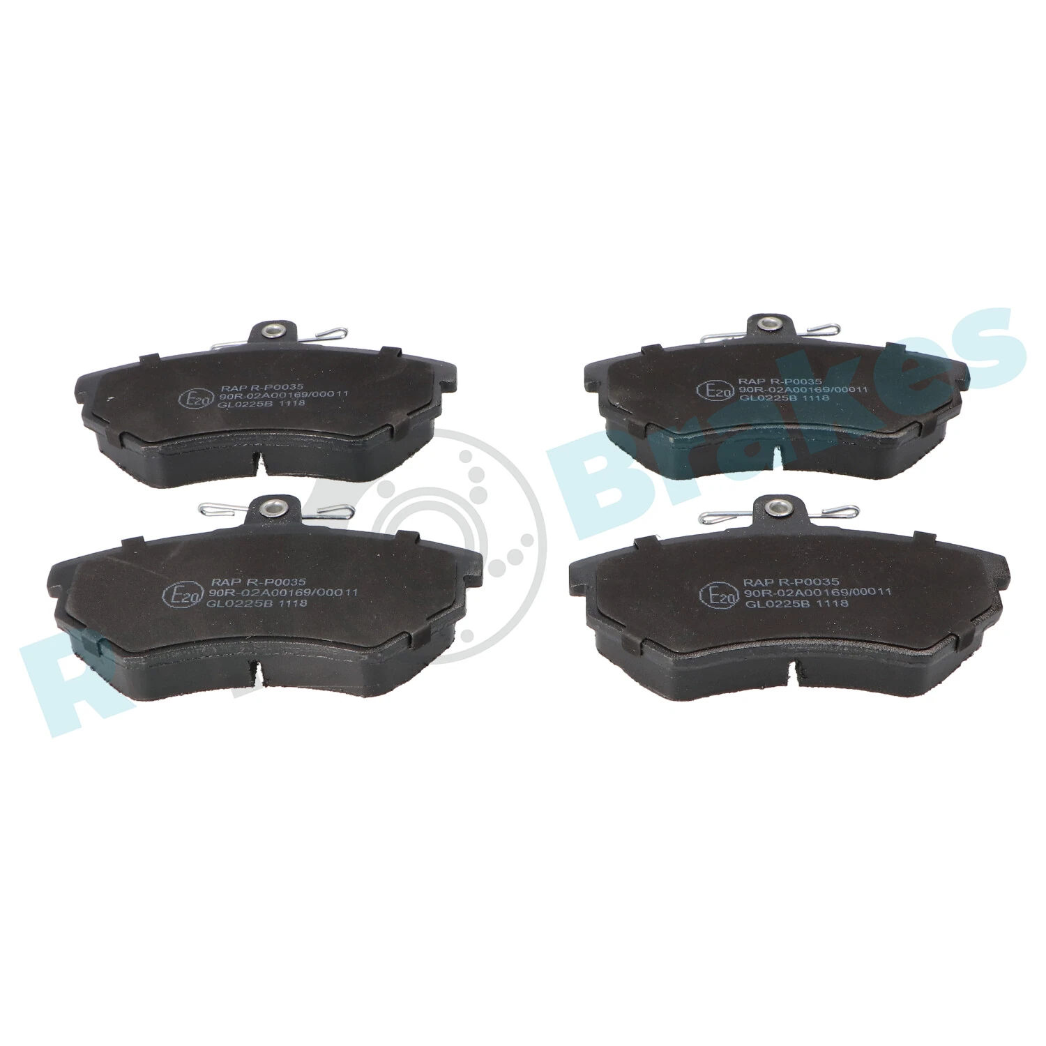 Brake Pad Set, disc brake R-P0035