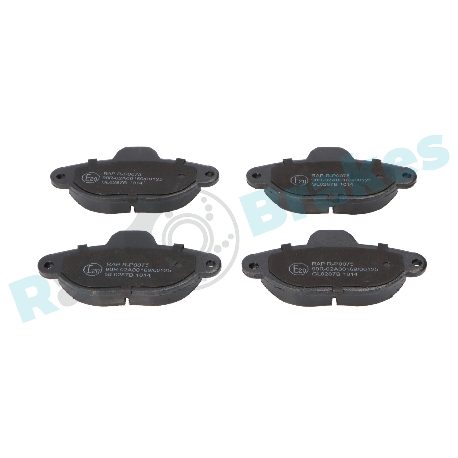 Brake Pad Set, disc brake R-P0075