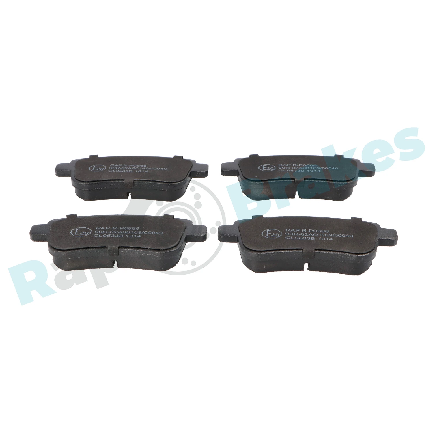 Brake Pad Set, disc brake R-P0666