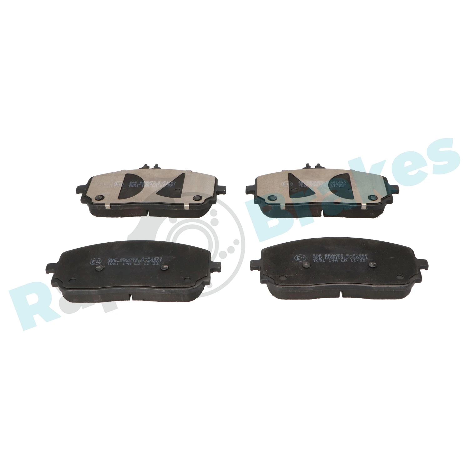 Brake Pad Set, disc brake R-P1600