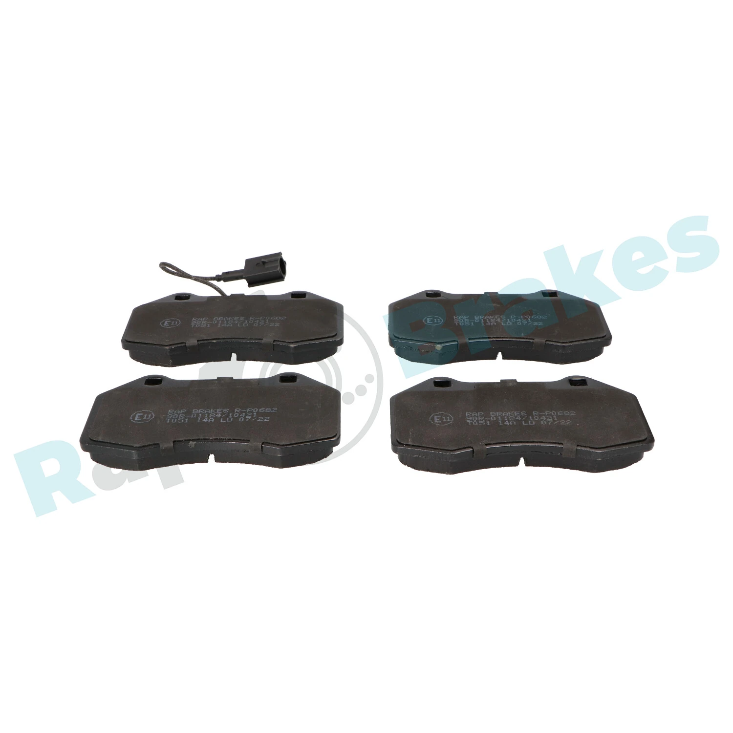 Brake Pad Set, disc brake R-P0682