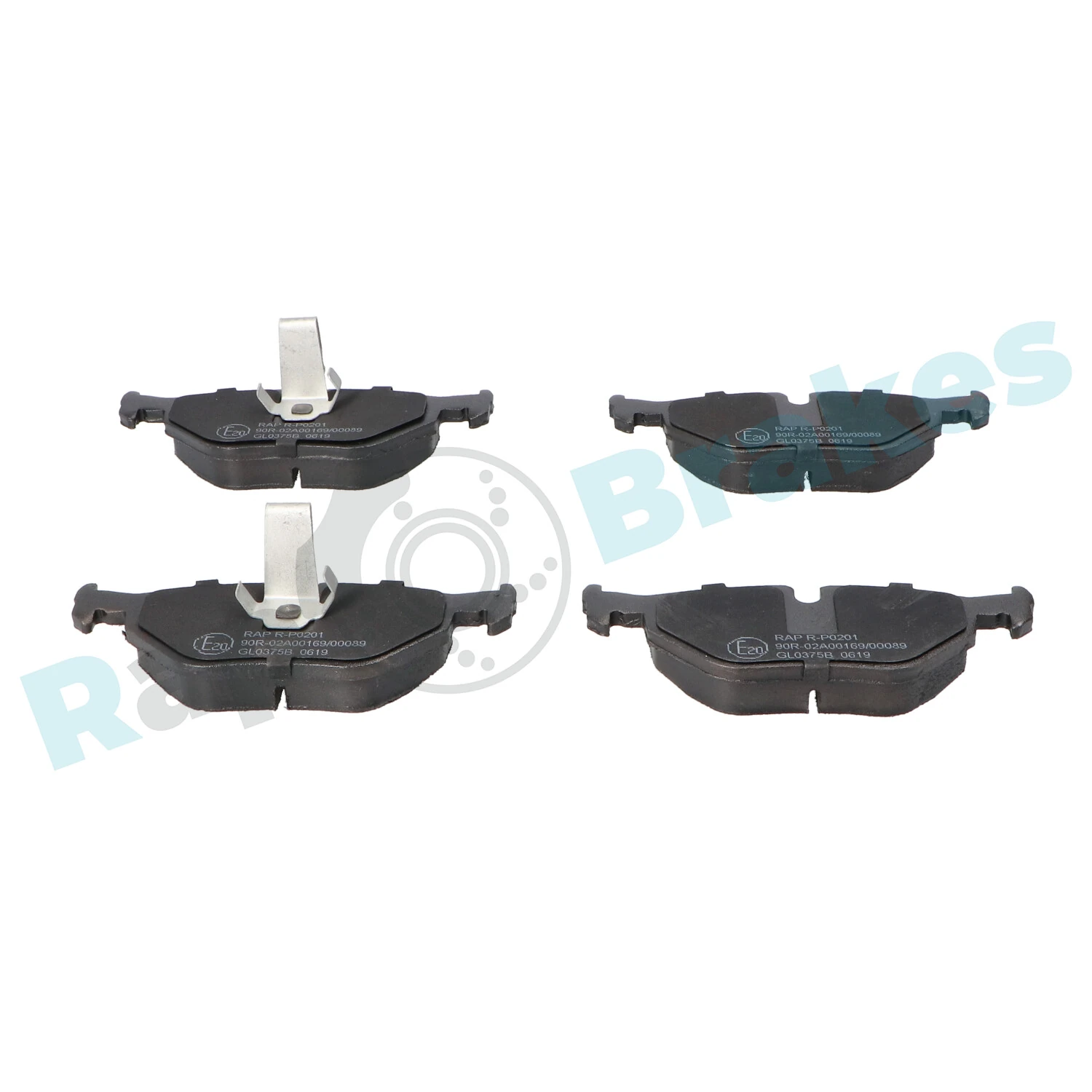 Brake Pad Set, disc brake R-P0201