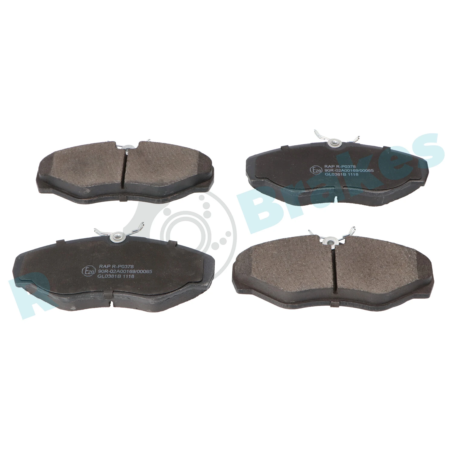 Brake Pad Set, disc brake R-P0378