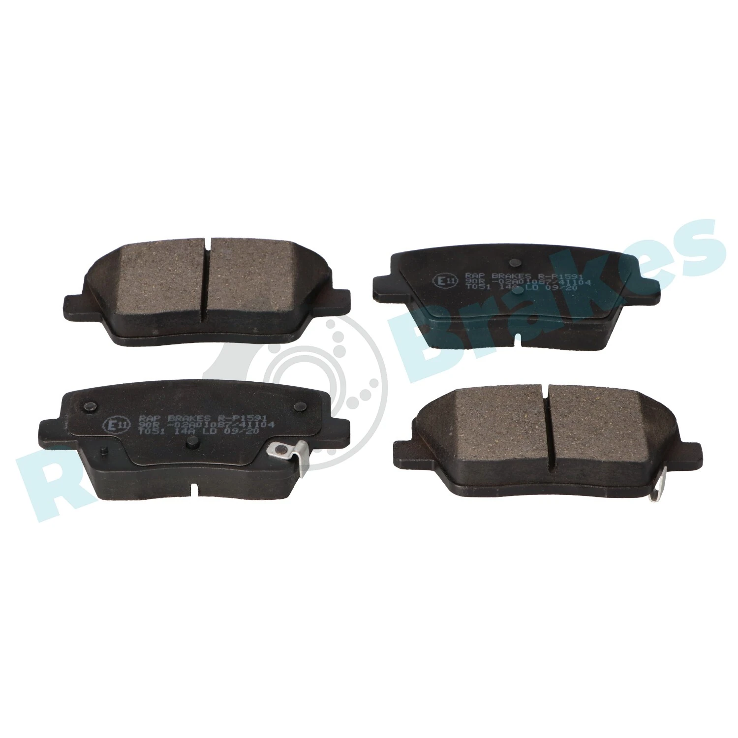 Brake Pad Set, disc brake R-P1591
