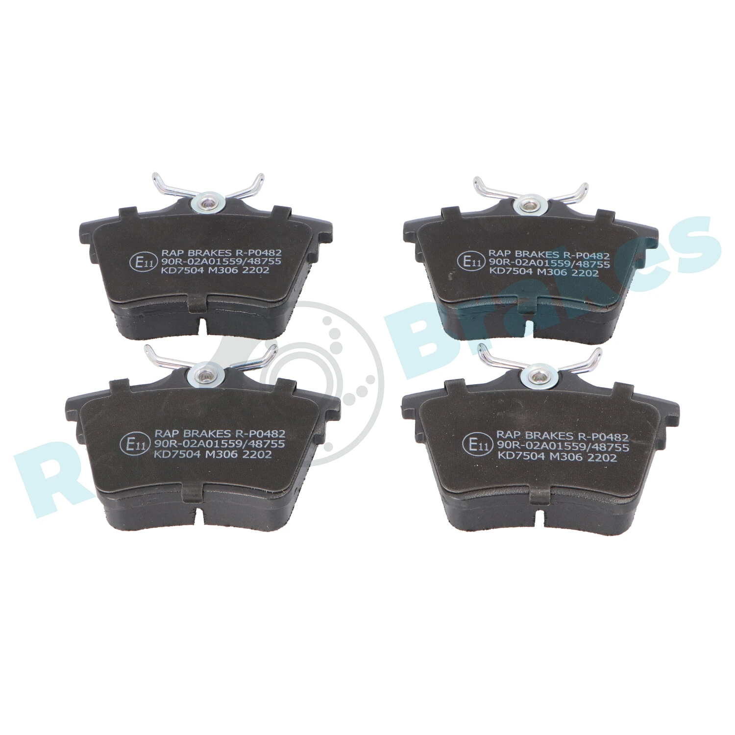 Brake Pad Set, disc brake R-P0482