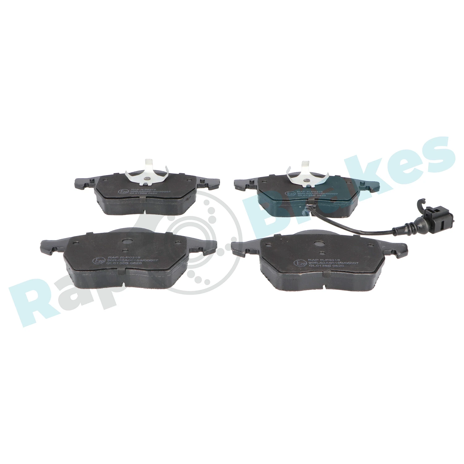 Brake Pad Set, disc brake R-P0316