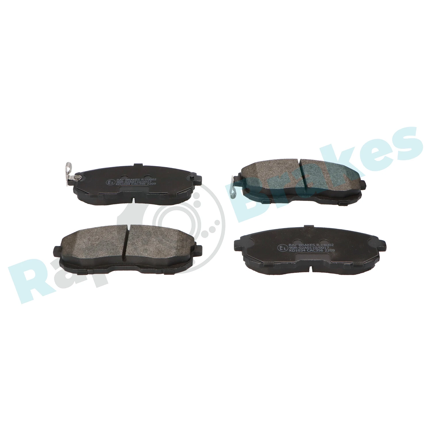 Brake Pad Set, disc brake R-P0002