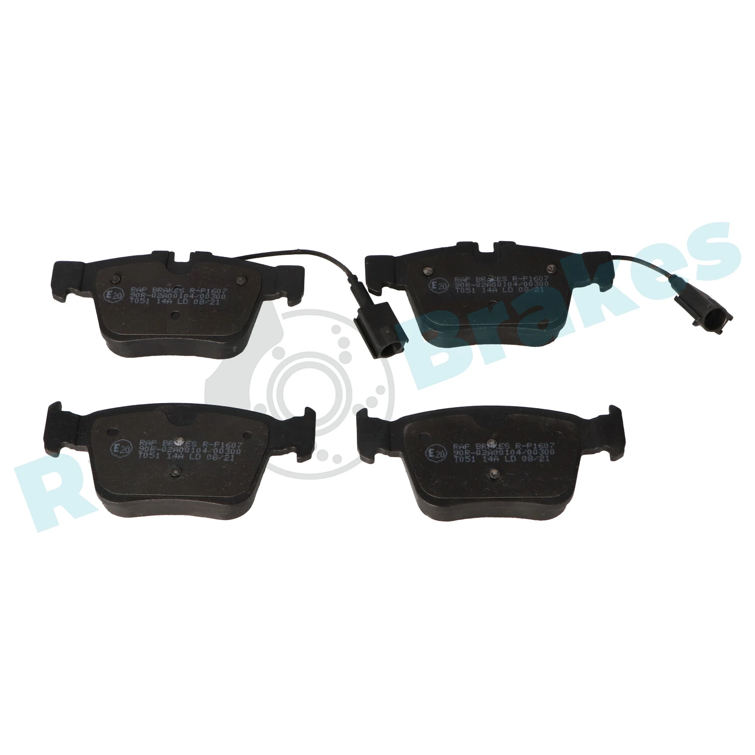 Brake Pad Set, disc brake R-P1607