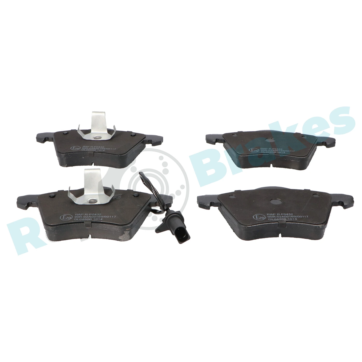 Brake Pad Set, disc brake R-P0432