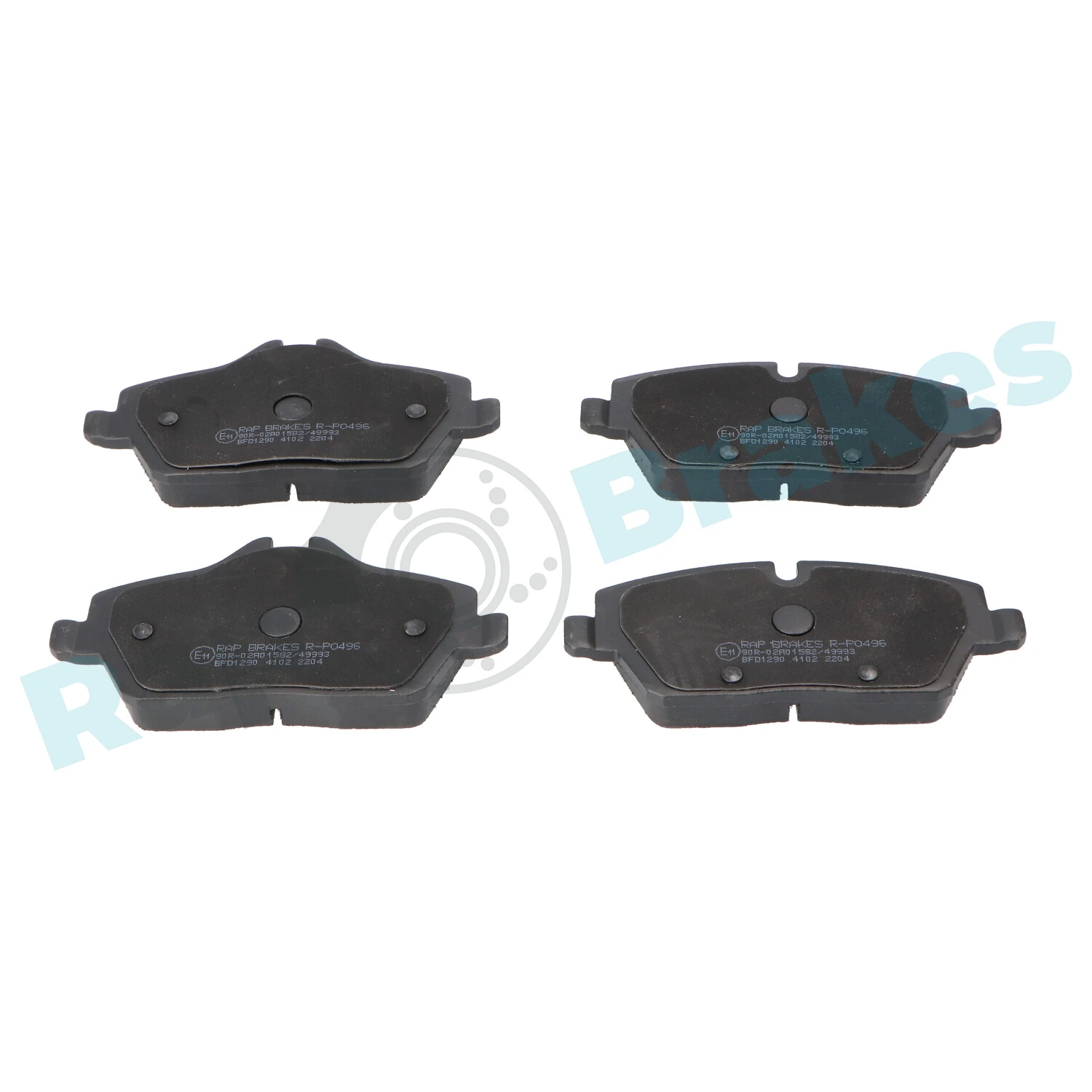 Brake Pad Set, disc brake R-P0496