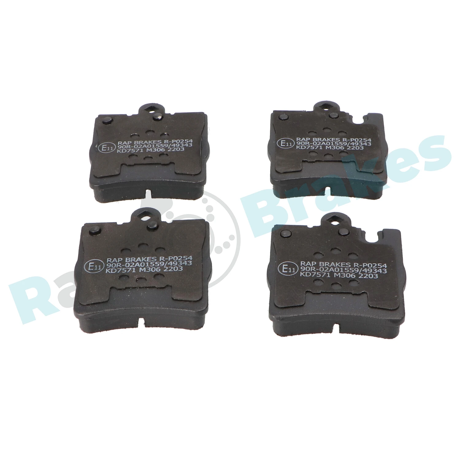 Brake Pad Set, disc brake R-P0254