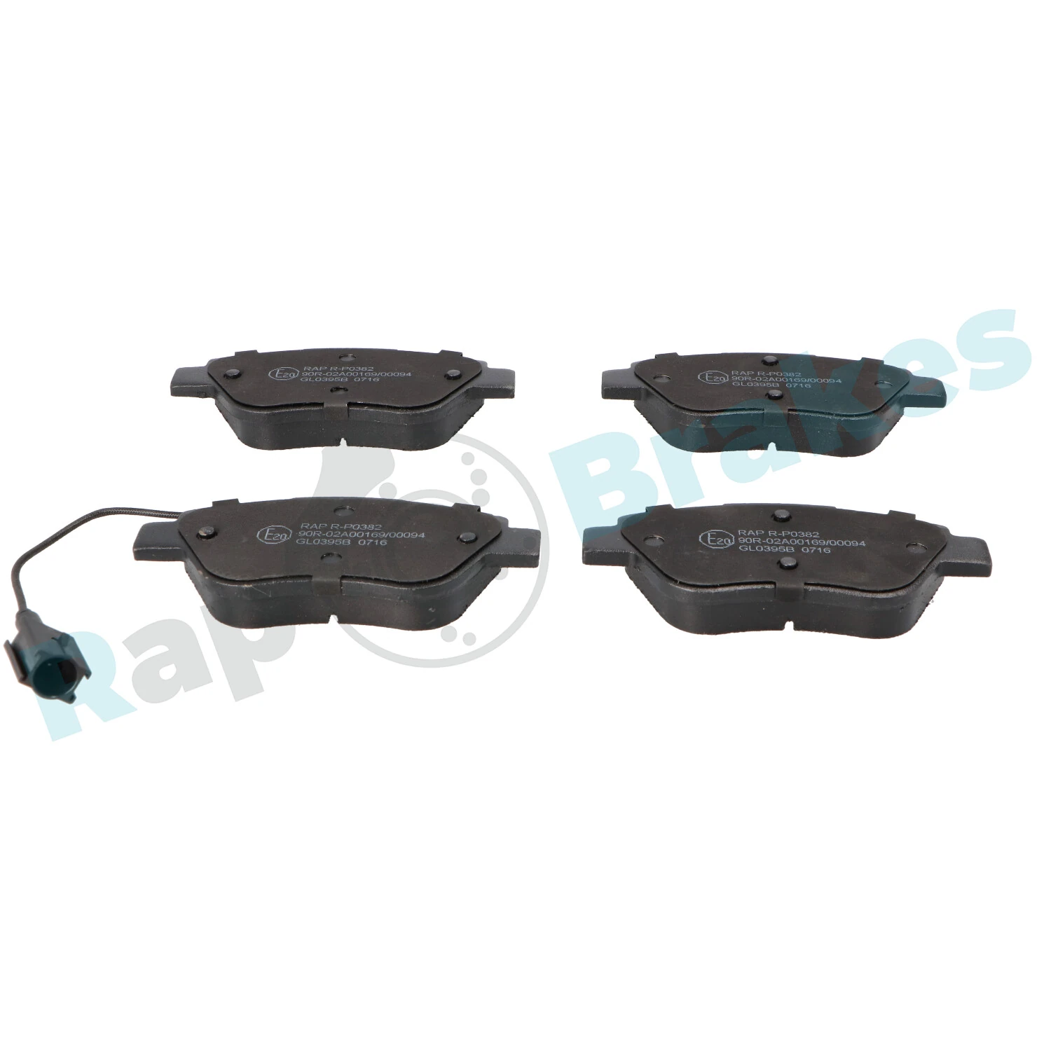 Brake Pad Set, disc brake R-P0382