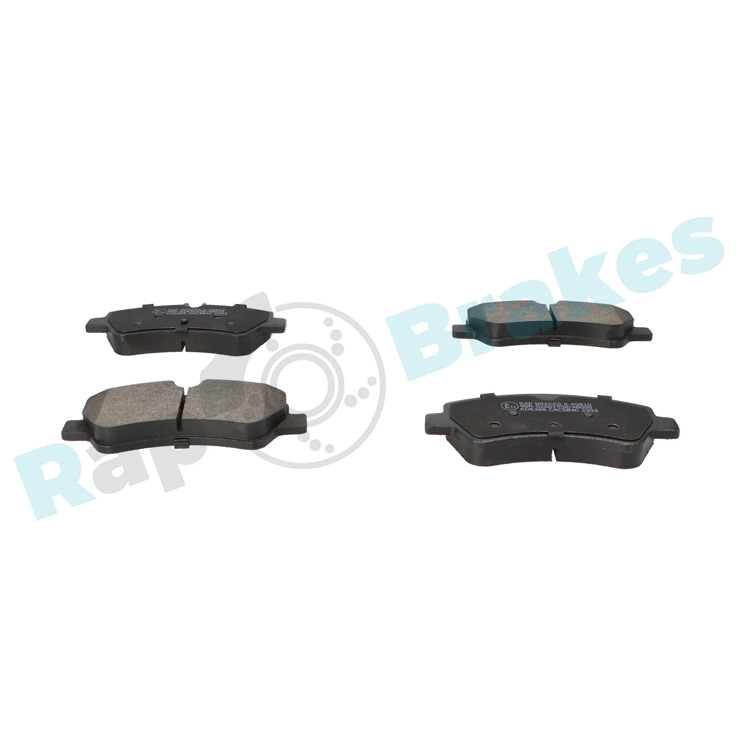 Brake Pad Set, disc brake R-P0810