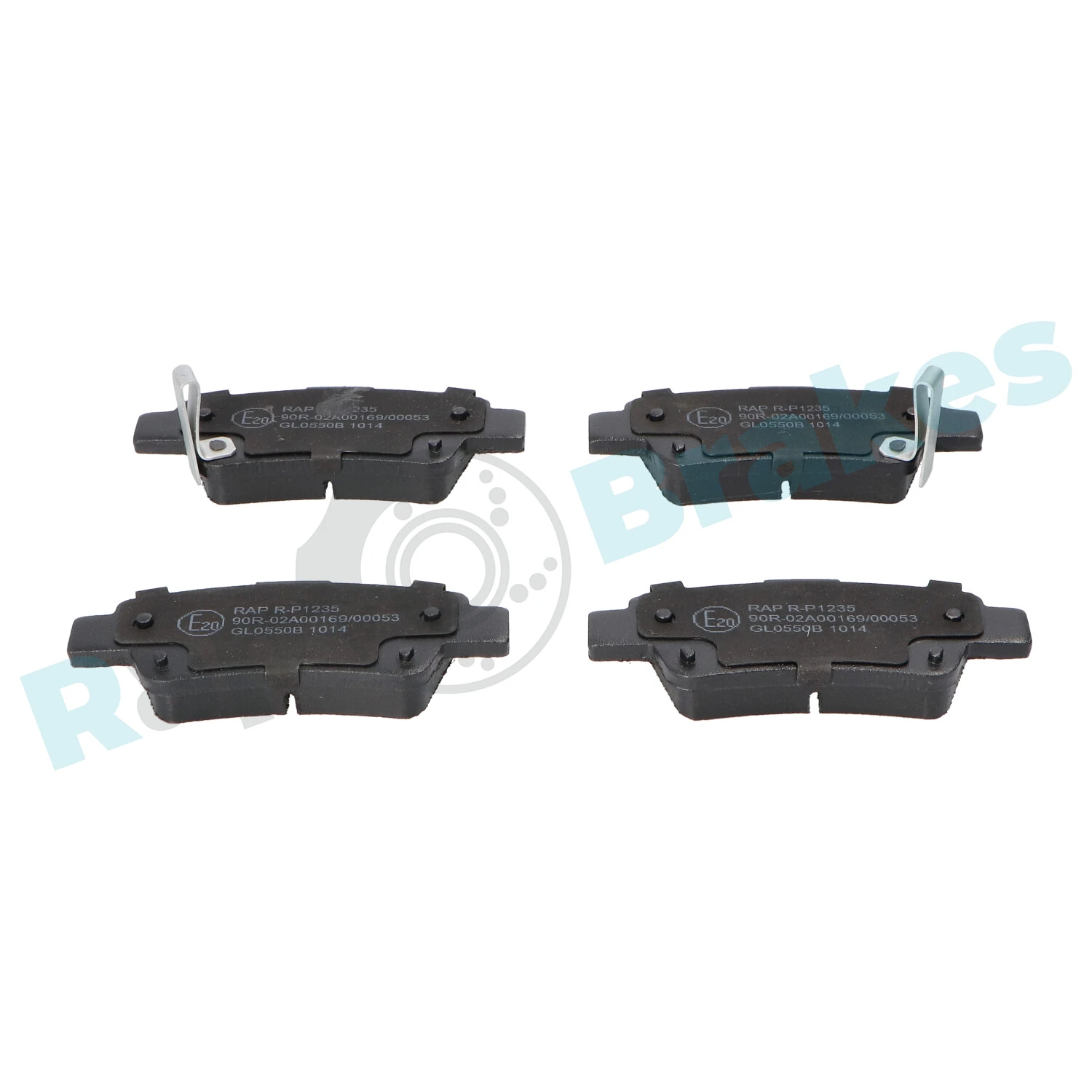 Brake Pad Set, disc brake R-P1235