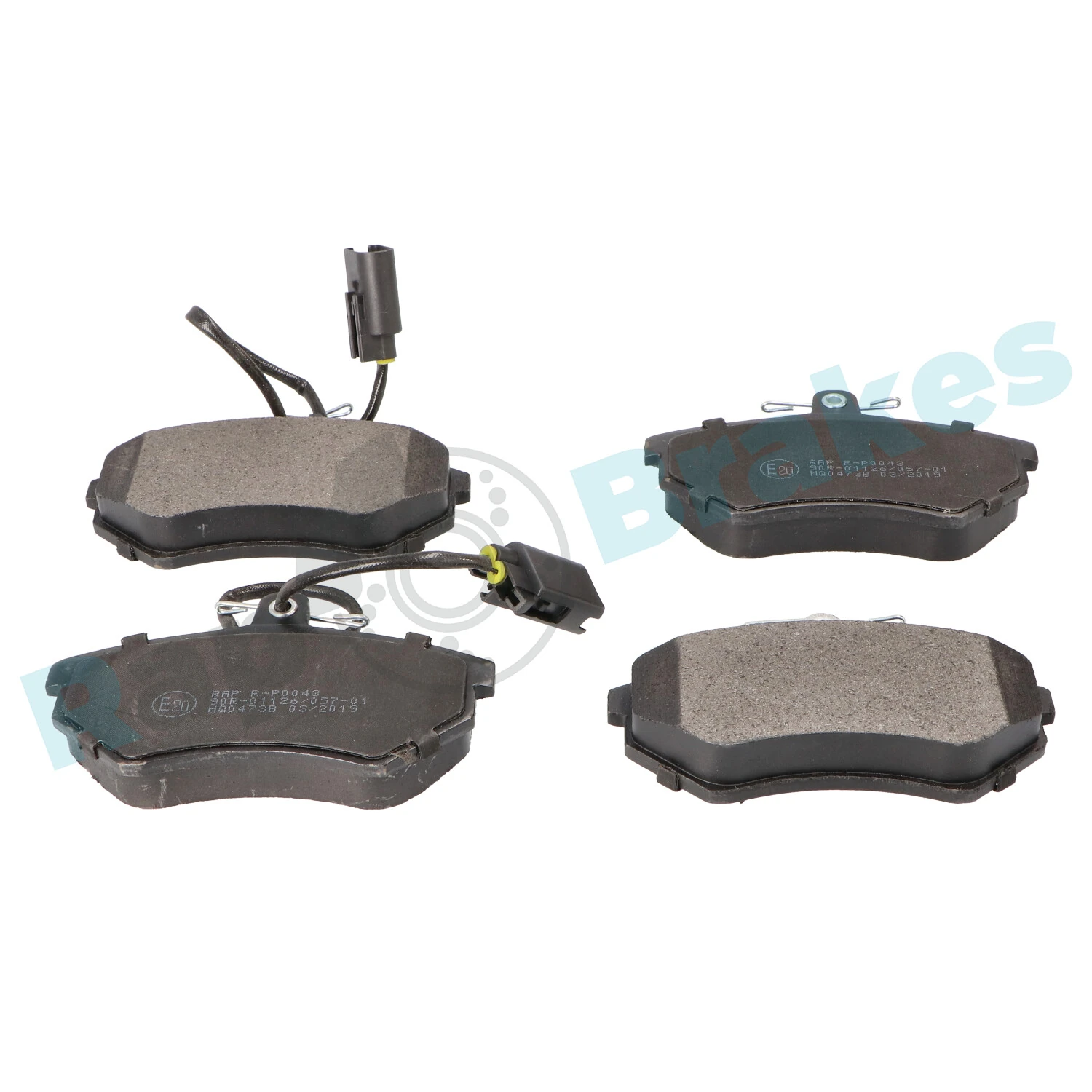 Brake Pad Set, disc brake R-P0043
