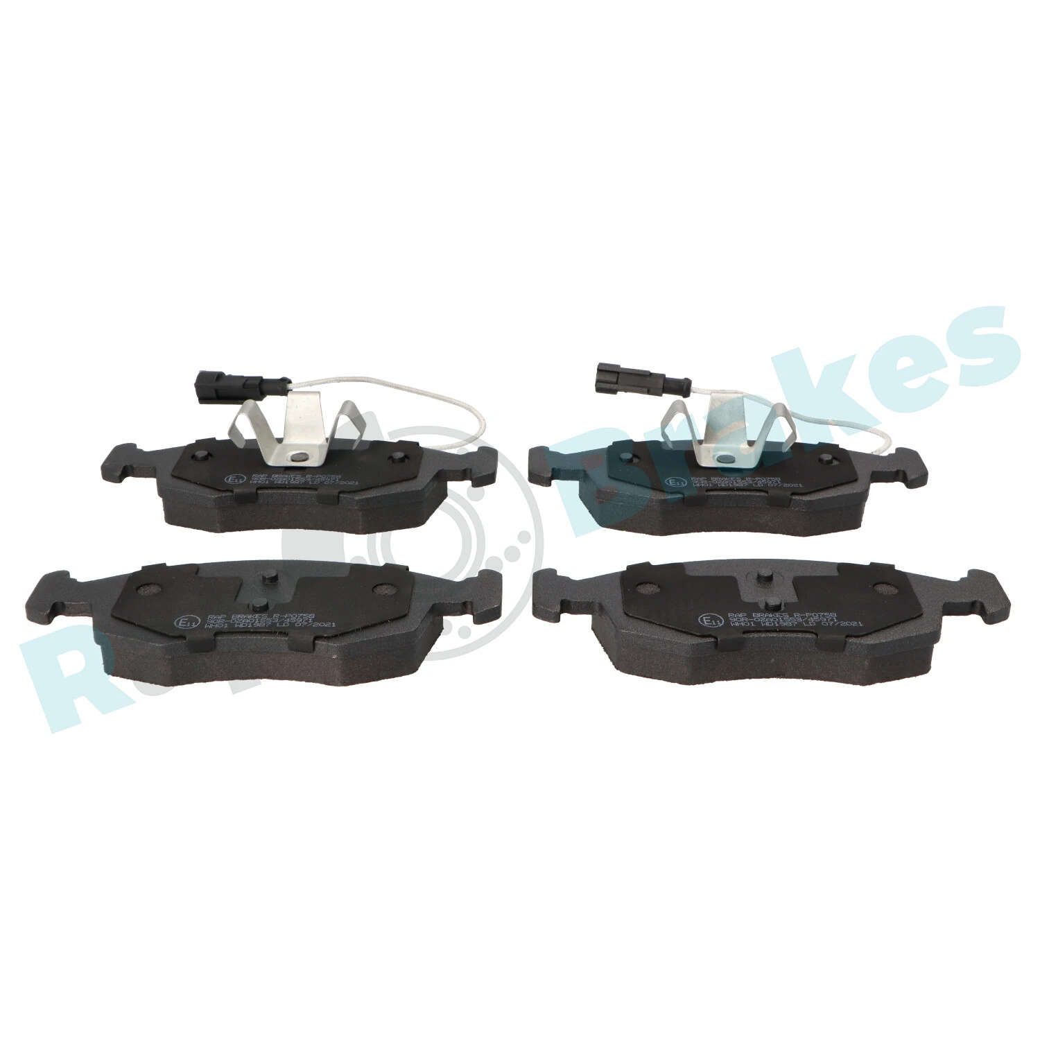 Brake Pad Set, disc brake R-P0758