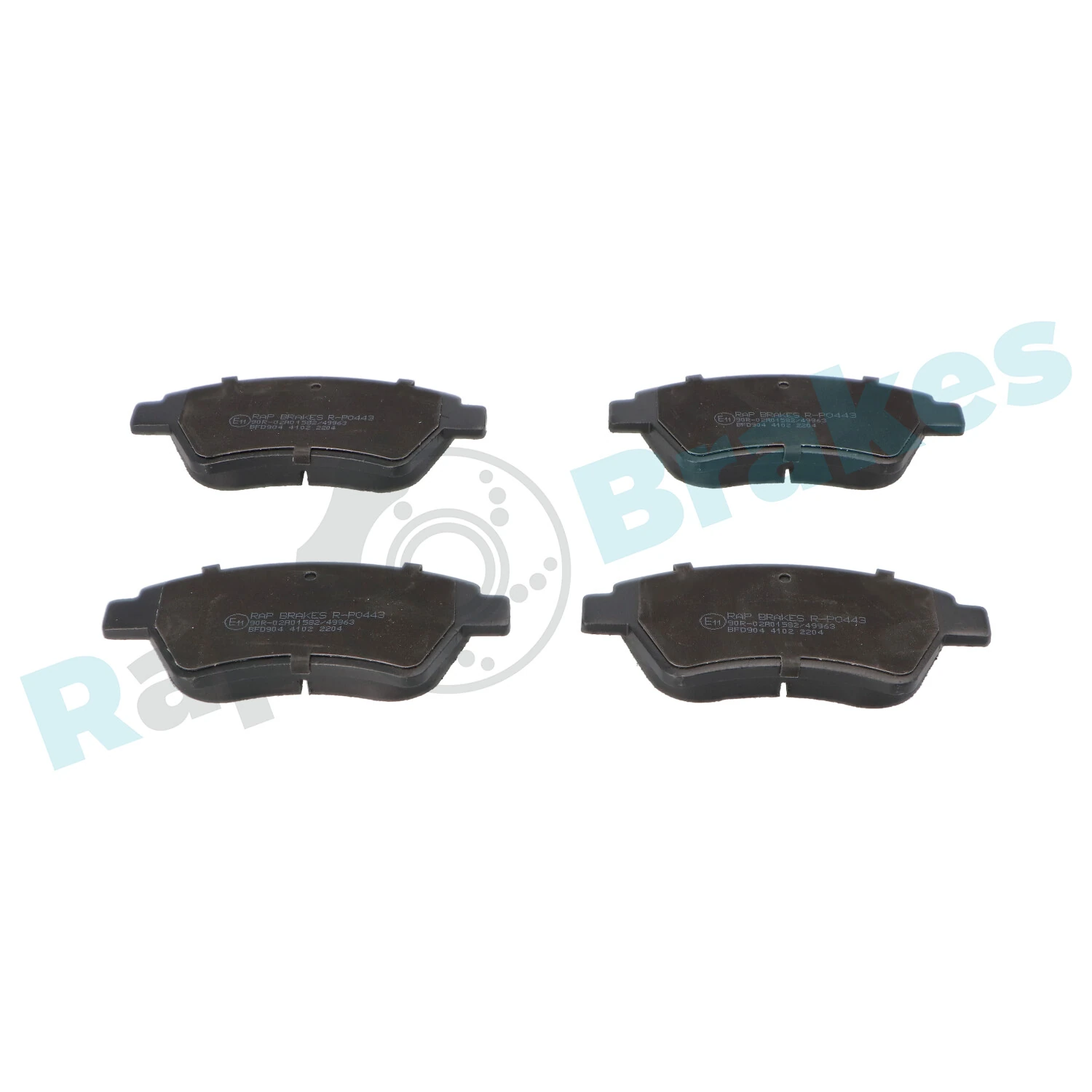 Brake Pad Set, disc brake R-P0443