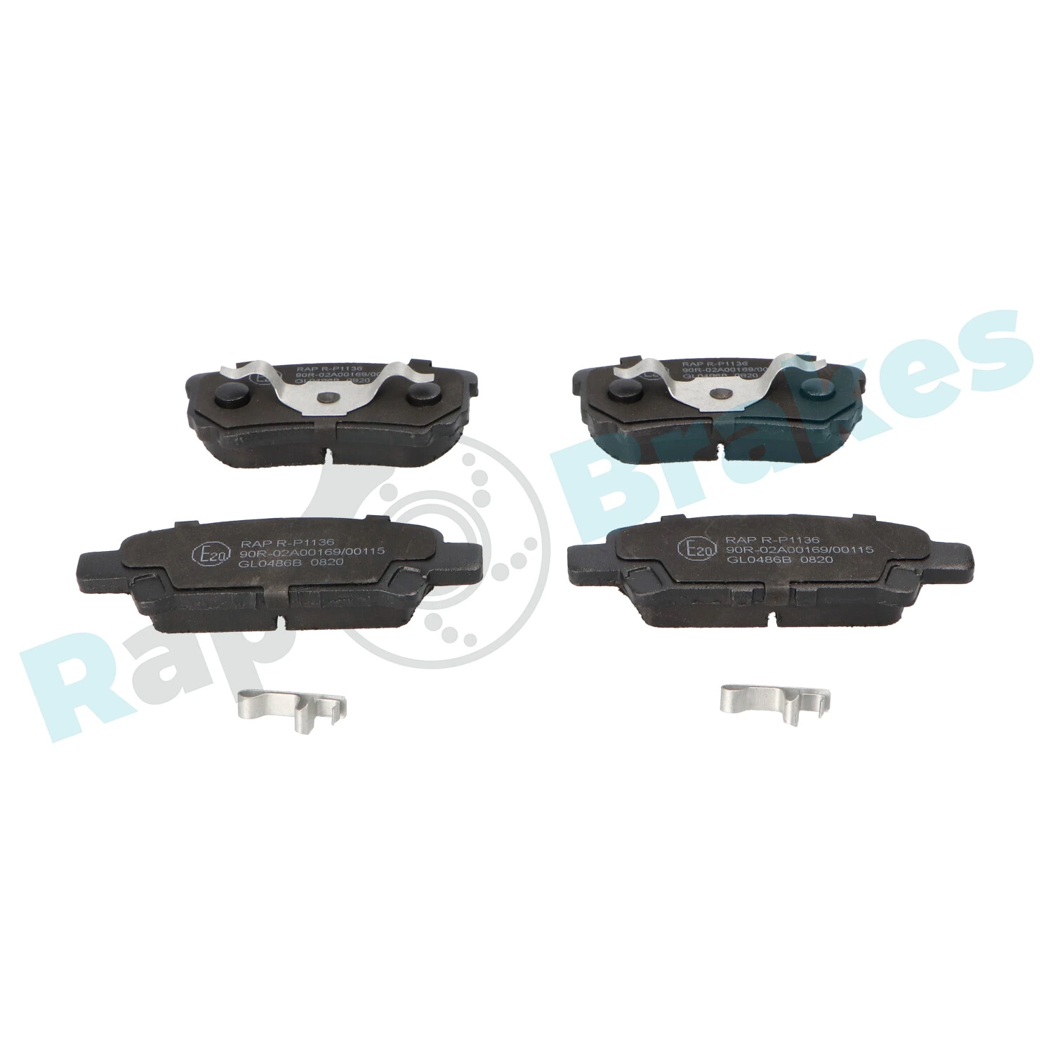 Brake Pad Set, disc brake R-P1136