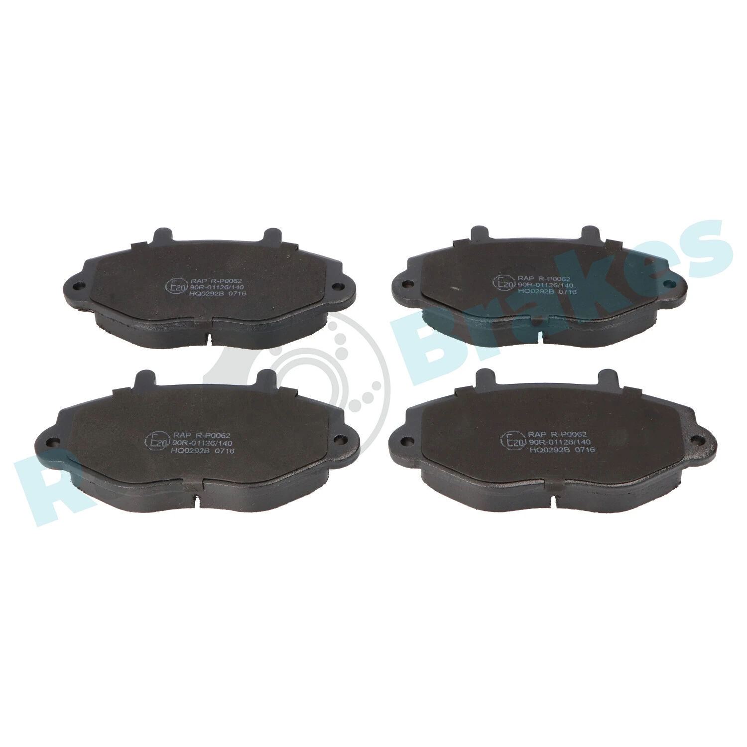 Brake Pad Set, disc brake R-P0062