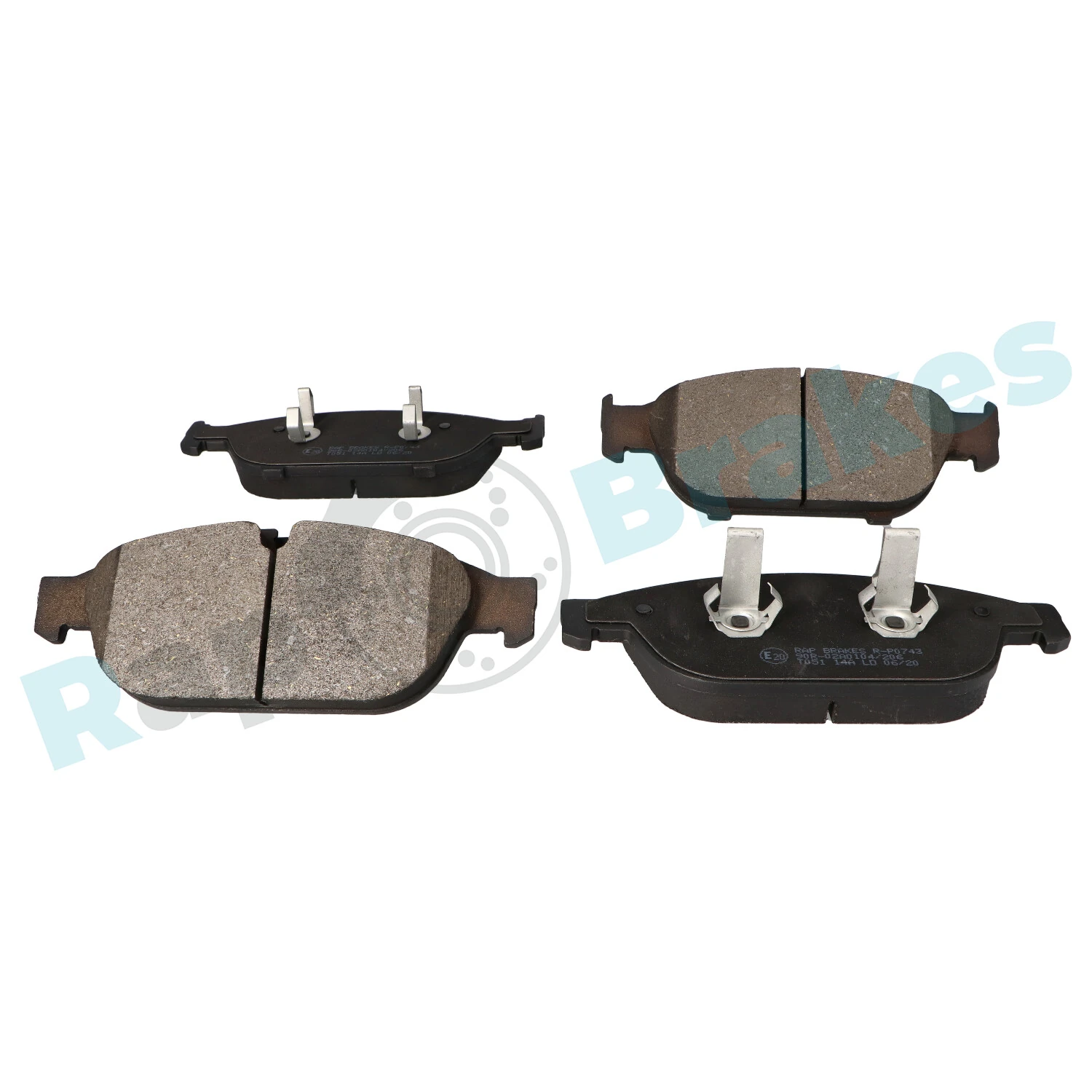 Brake Pad Set, disc brake R-P0743