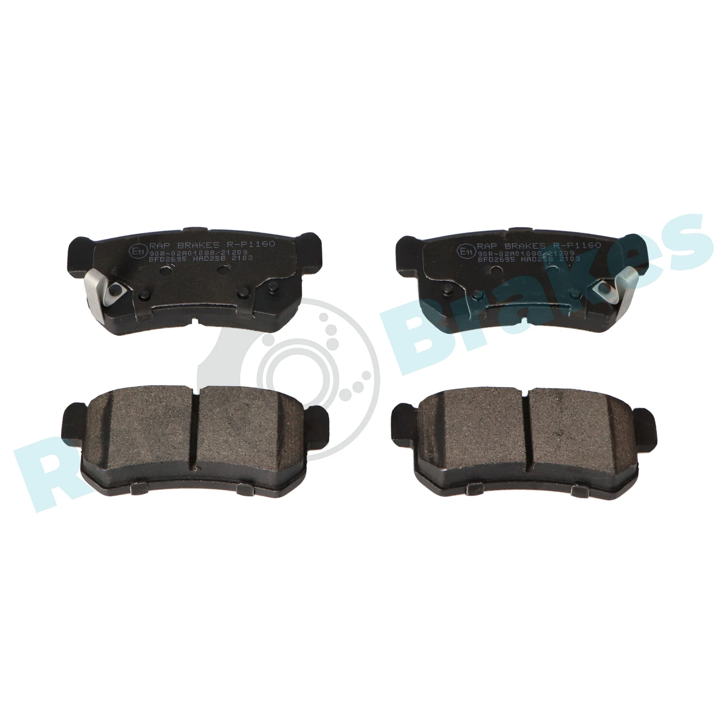 Brake Pad Set, disc brake R-P1160