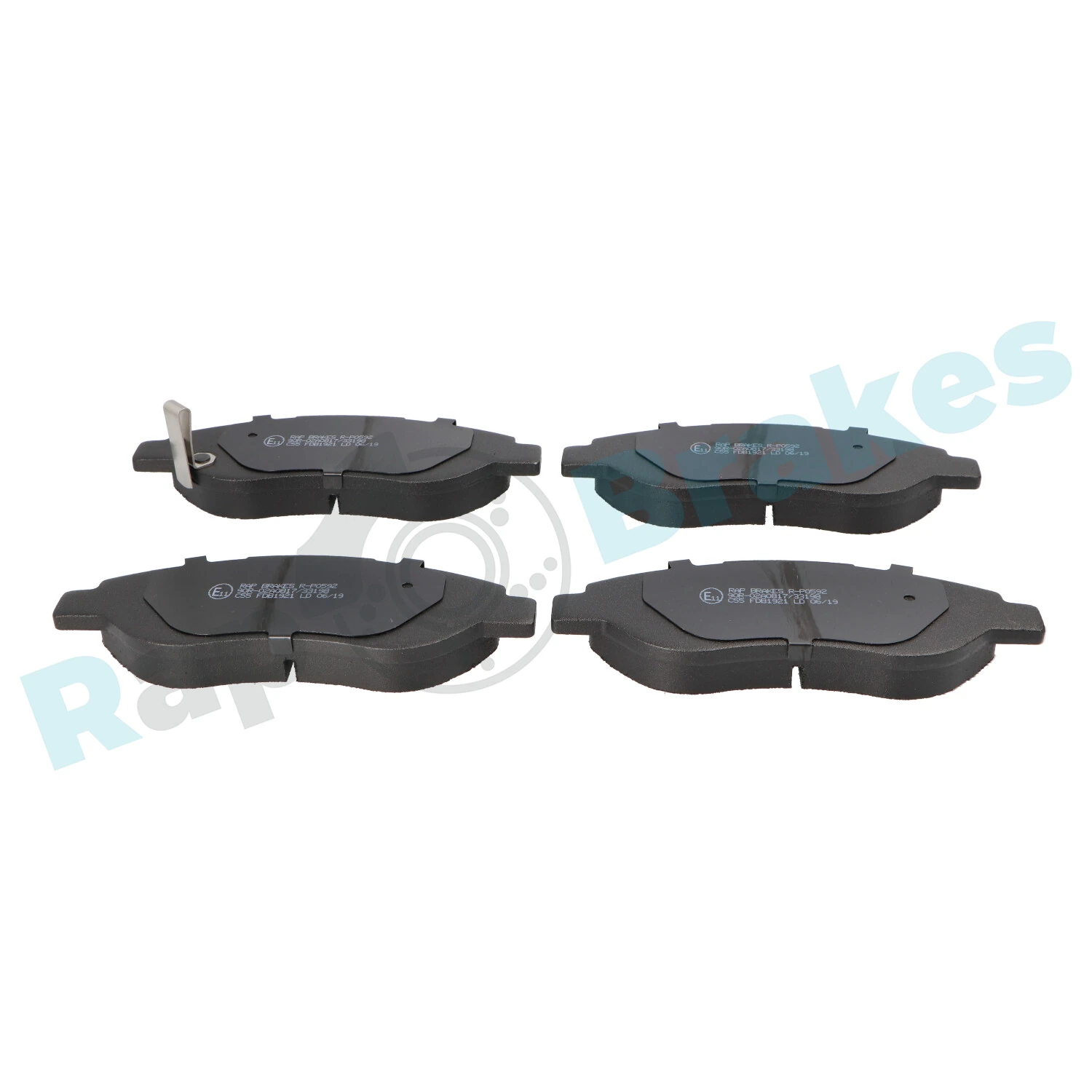 Brake Pad Set, disc brake R-P0592