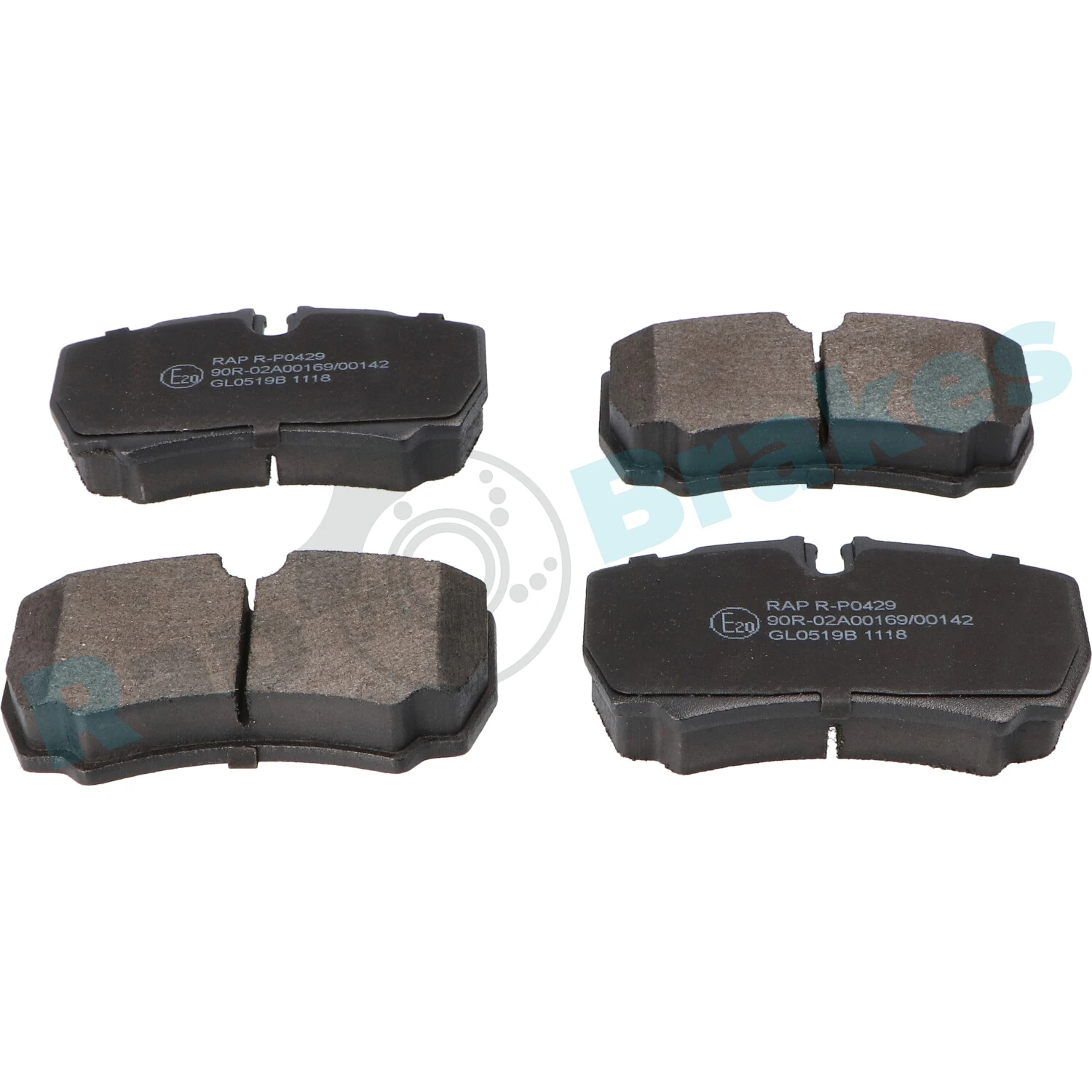 Brake Pad Set, disc brake R-P0429