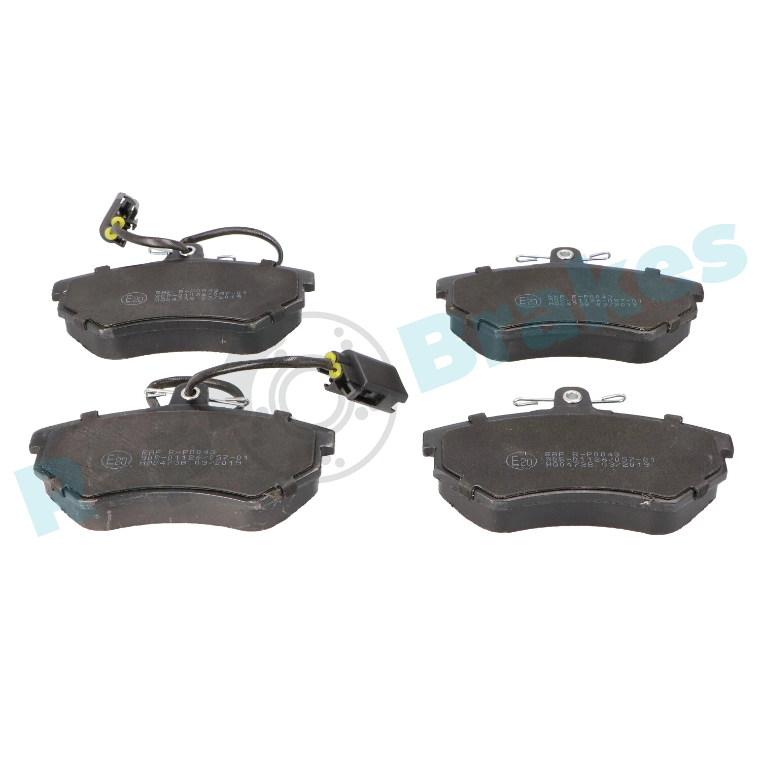 Brake Pad Set, disc brake R-P0043