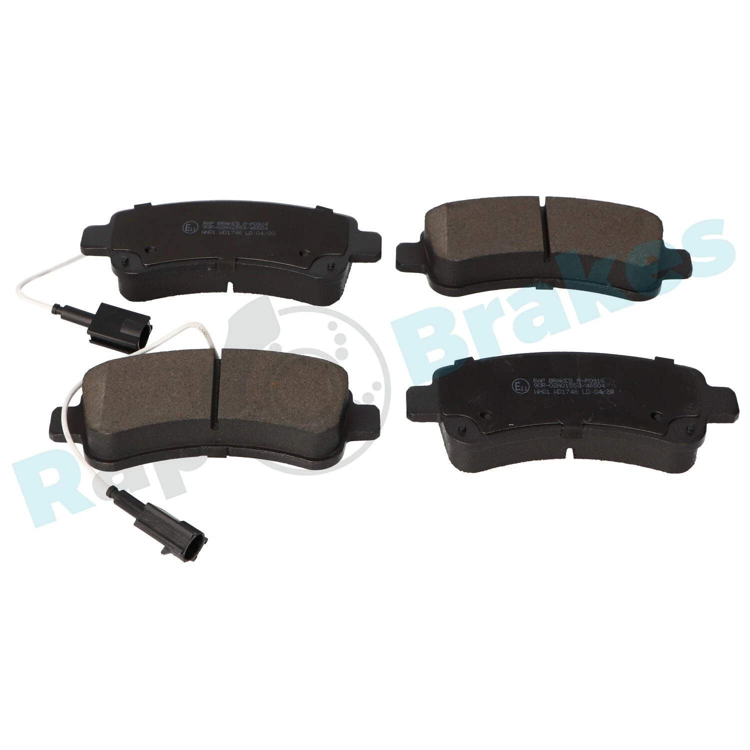 Brake Pad Set, disc brake R-P0916