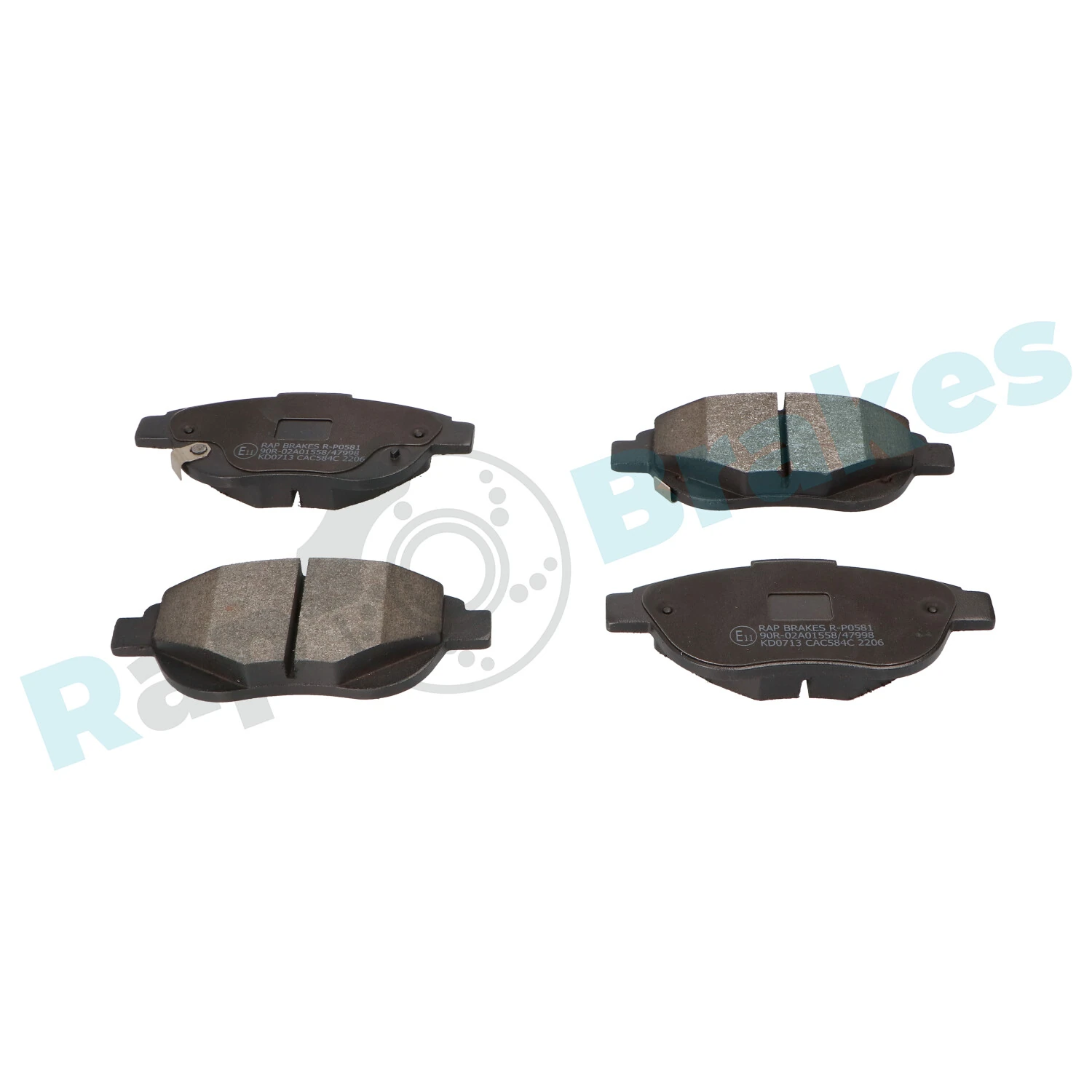 Brake Pad Set, disc brake R-P0581
