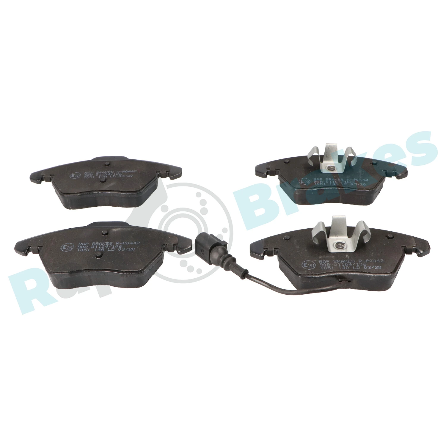 Brake Pad Set, disc brake R-P0442