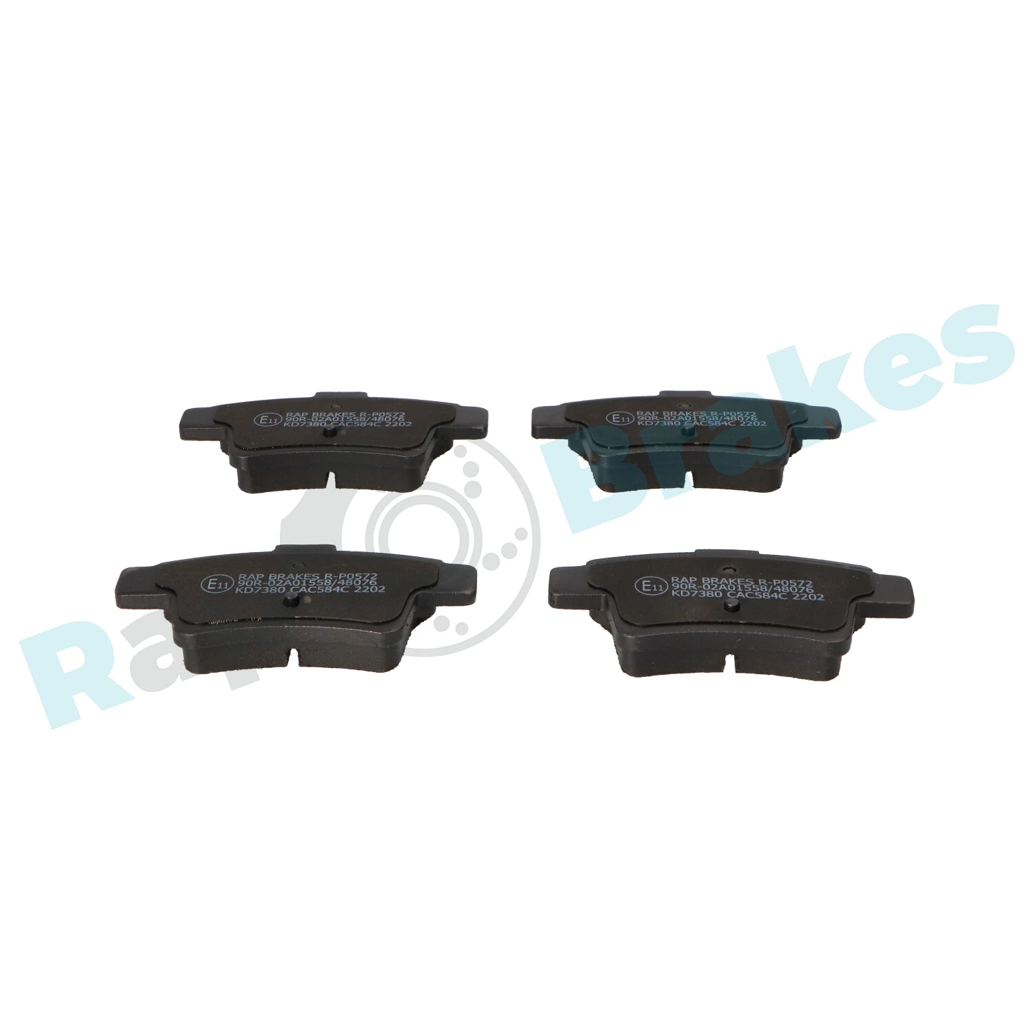 Brake Pad Set, disc brake R-P0572