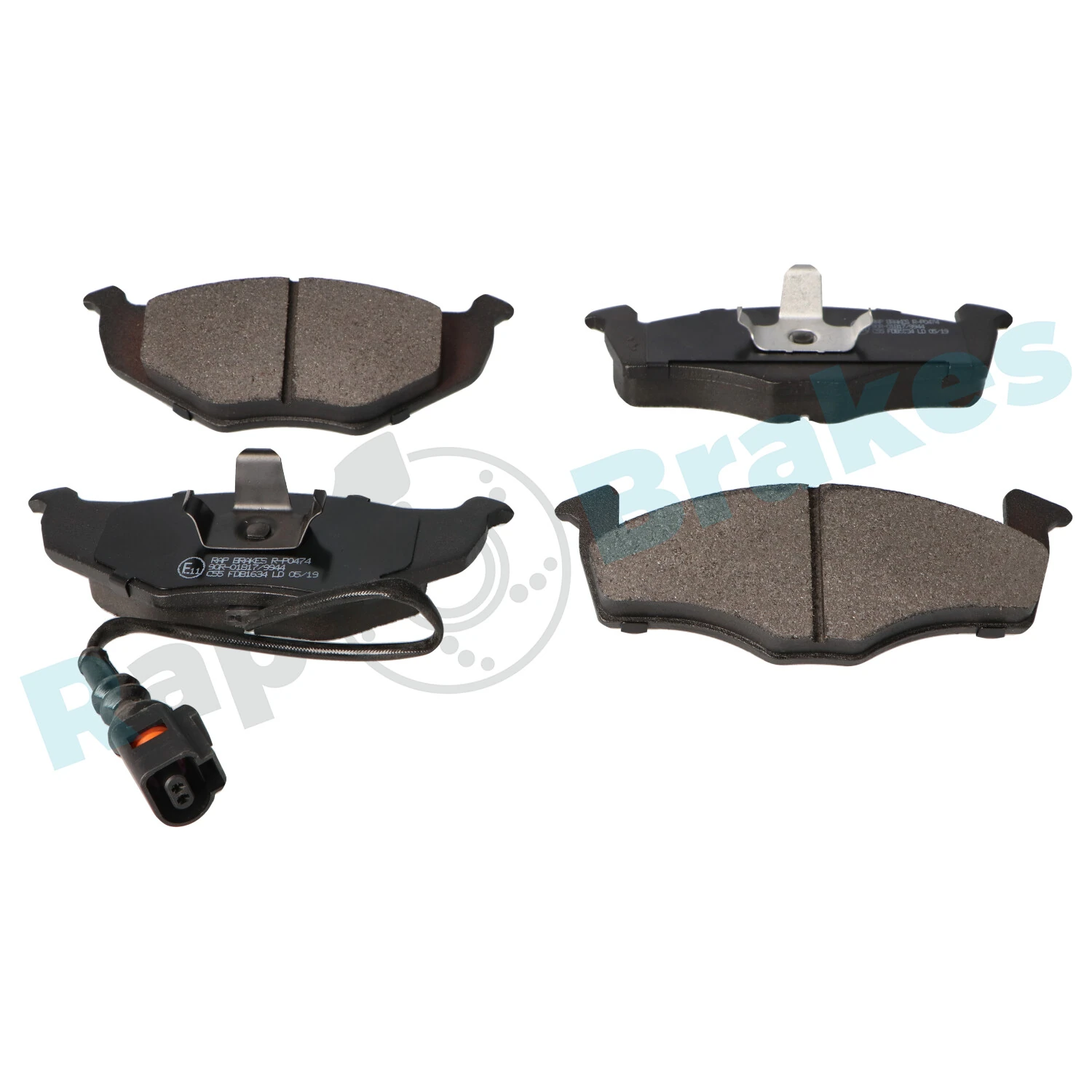 Brake Pad Set, disc brake R-P0474