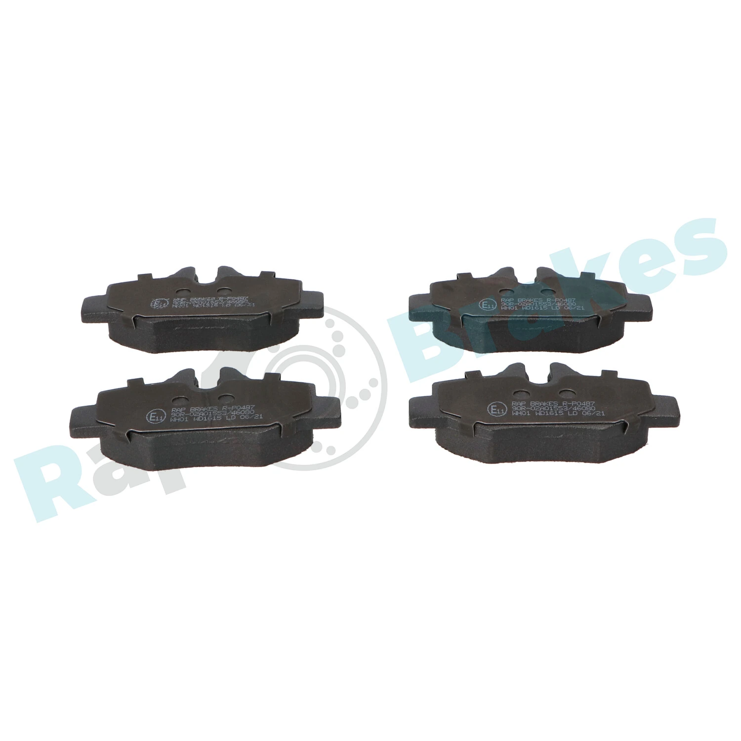 Brake Pad Set, disc brake R-P0487