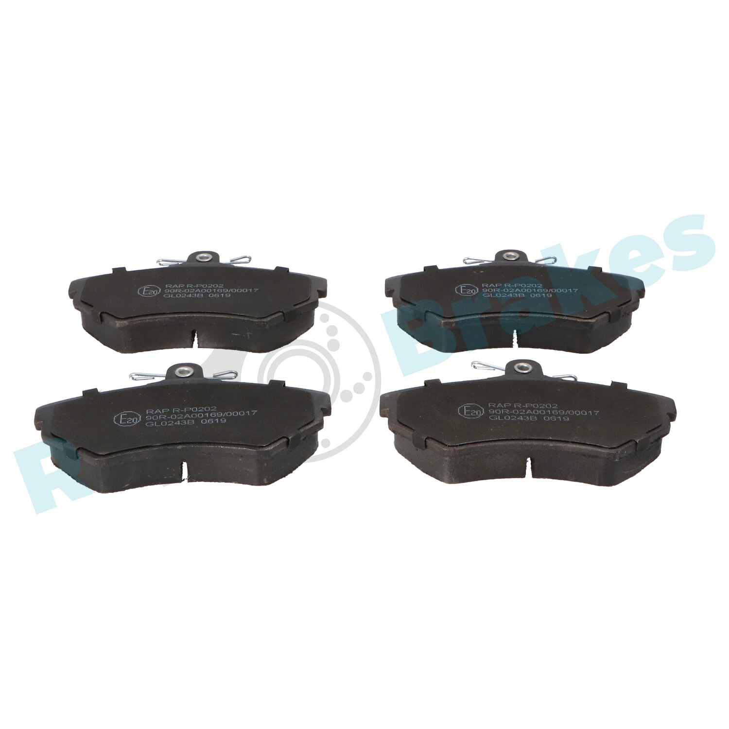 Brake Pad Set, disc brake R-P0202