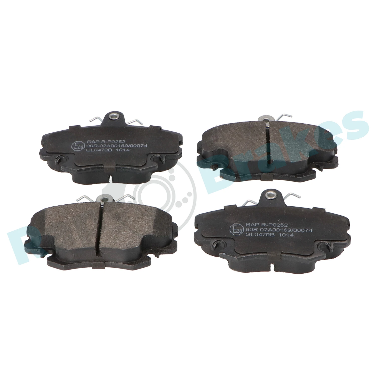 Brake Pad Set, disc brake R-P0252