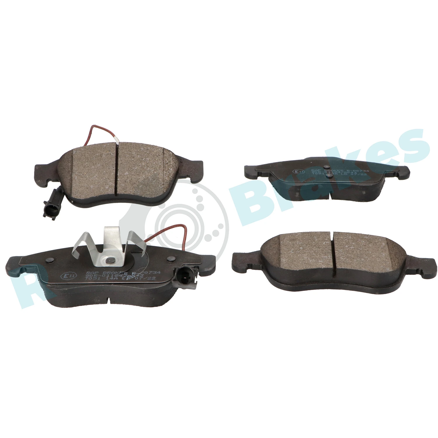 Brake Pad Set, disc brake R-P0734