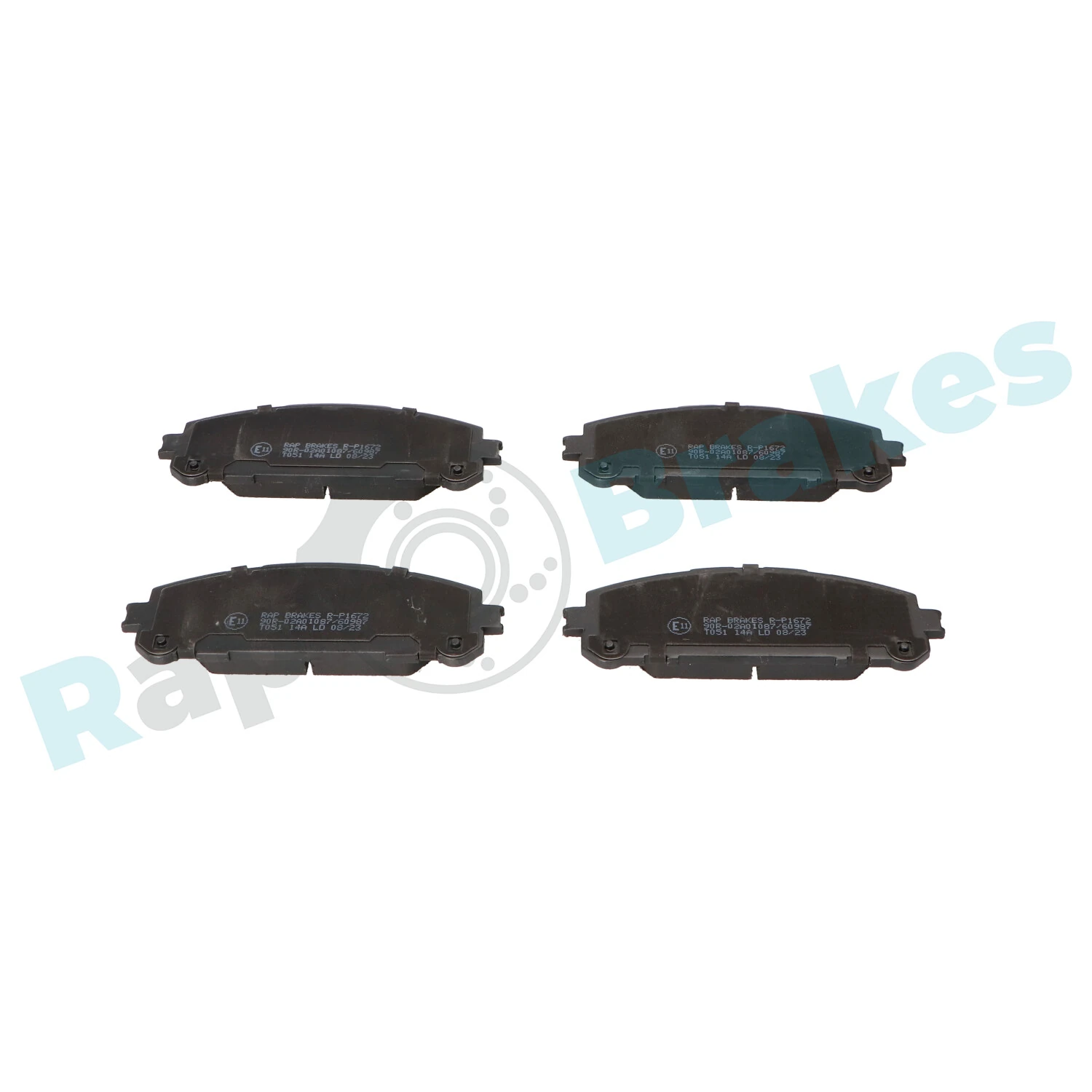 Brake Pad Set, disc brake R-P1672