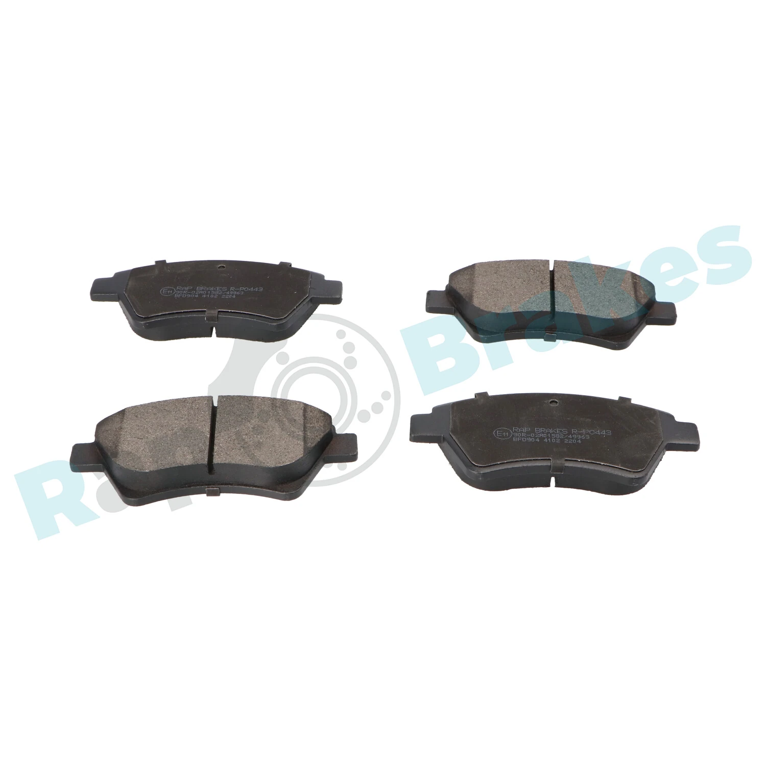 Brake Pad Set, disc brake R-P0443