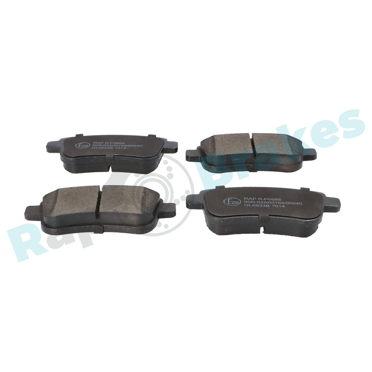 Brake Pad Set, disc brake R-P0666