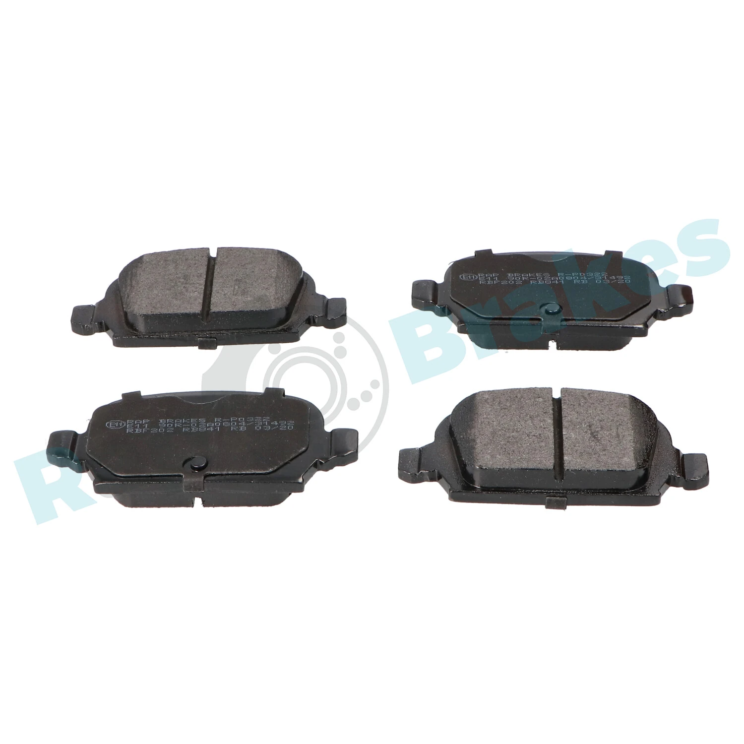 Brake Pad Set, disc brake R-P0322
