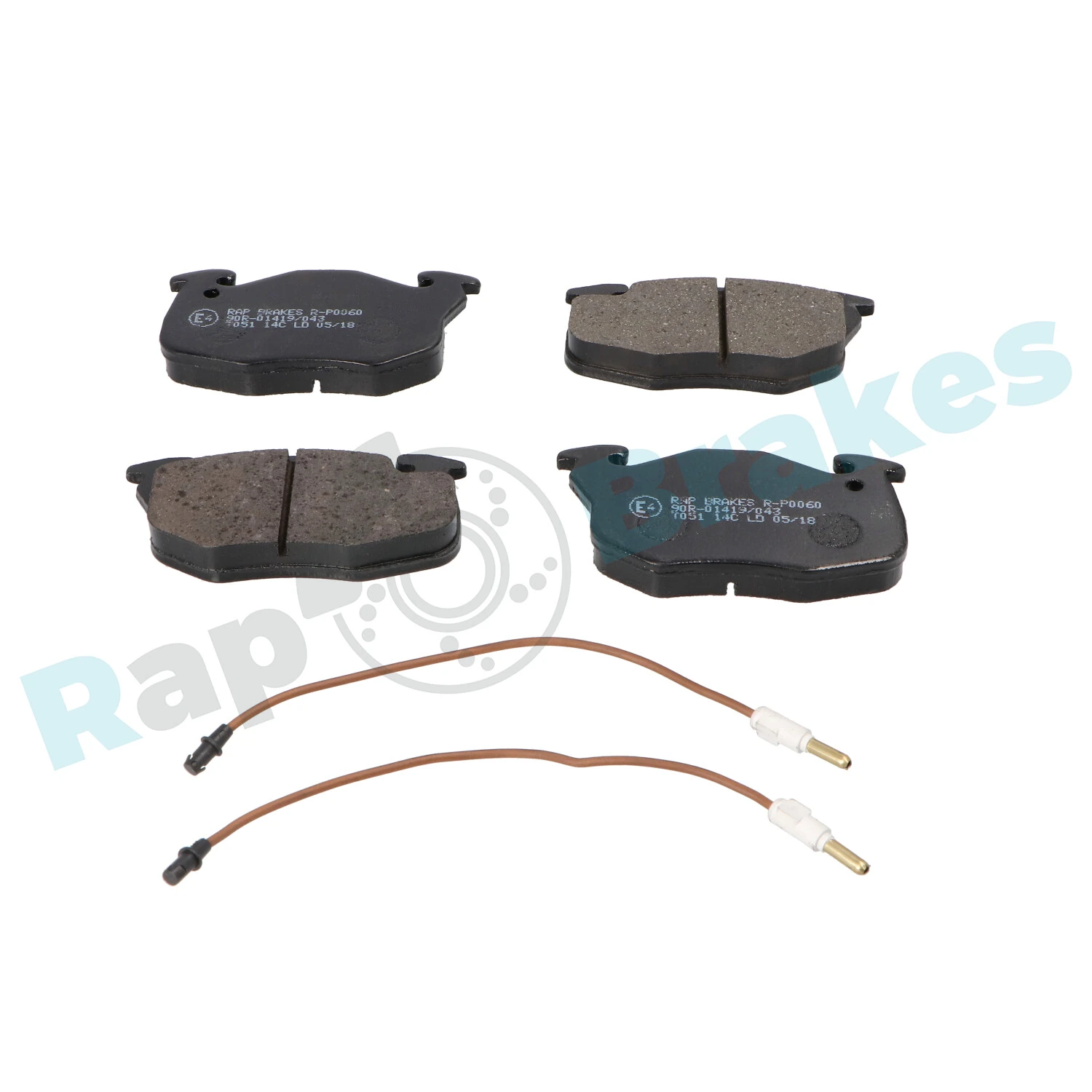 Brake Pad Set, disc brake R-P0060