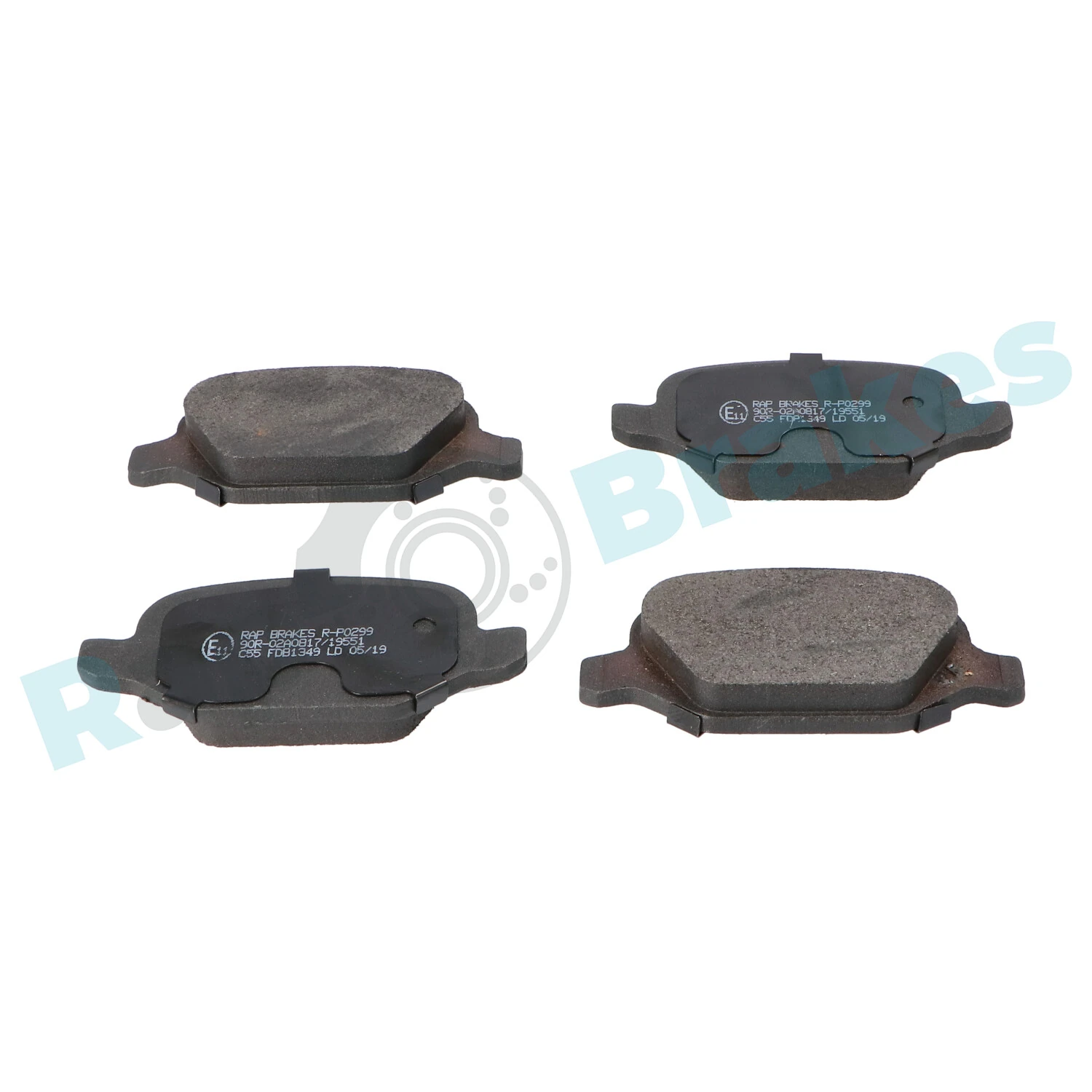 Brake Pad Set, disc brake R-P0299