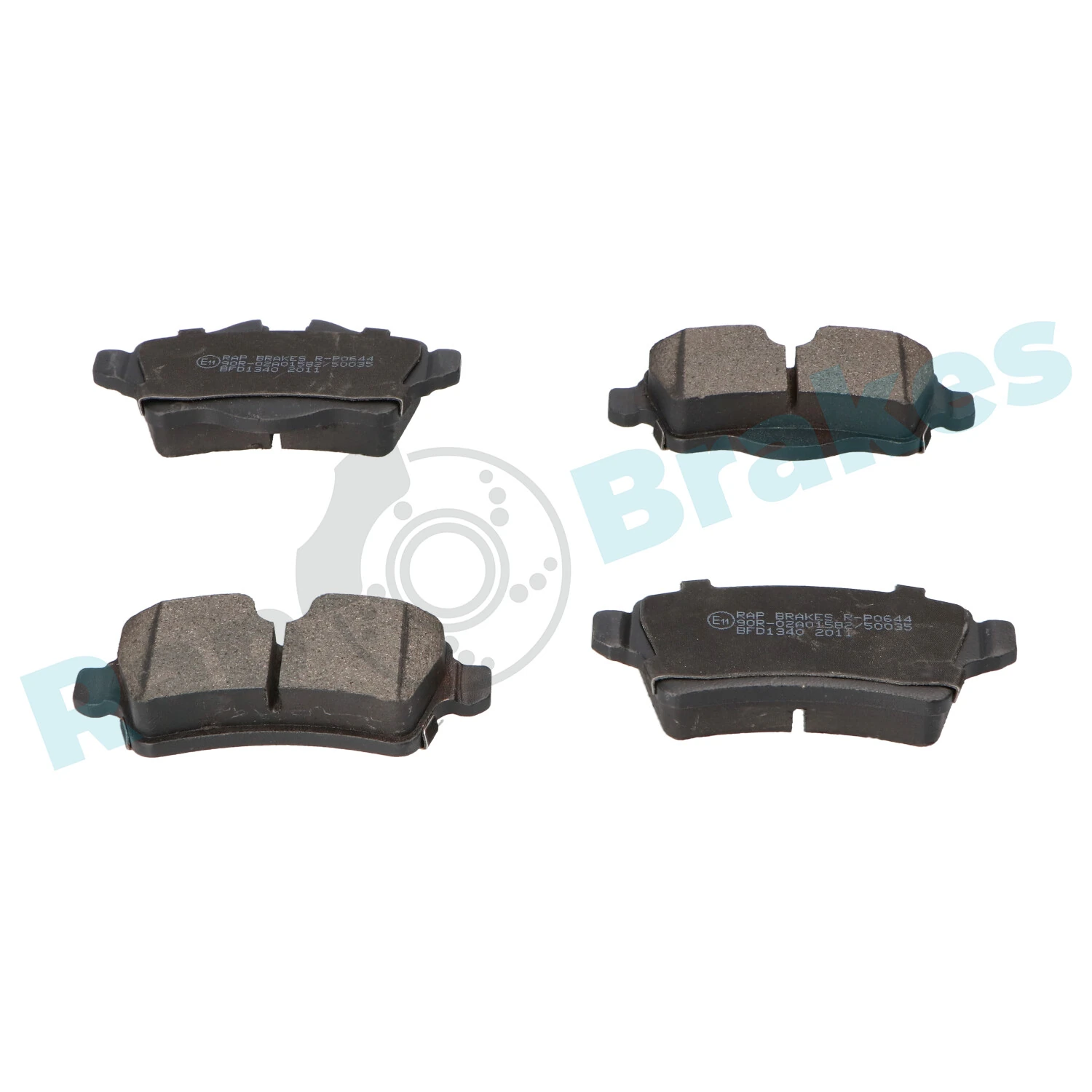 Brake Pad Set, disc brake R-P0644