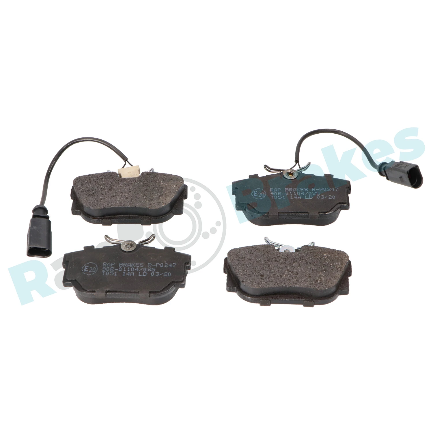 Brake Pad Set, disc brake R-P0247