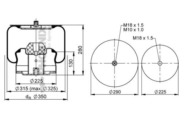 Bellow, air suspension Quality Range 1 E 26 A-14