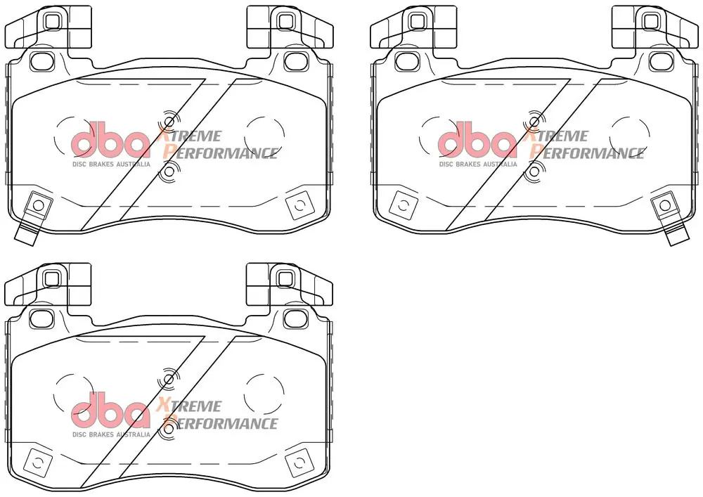 Brake Pad Set, disc brake DB15003XP