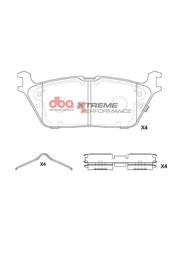 Brake Pad Set, disc brake DB15196XP