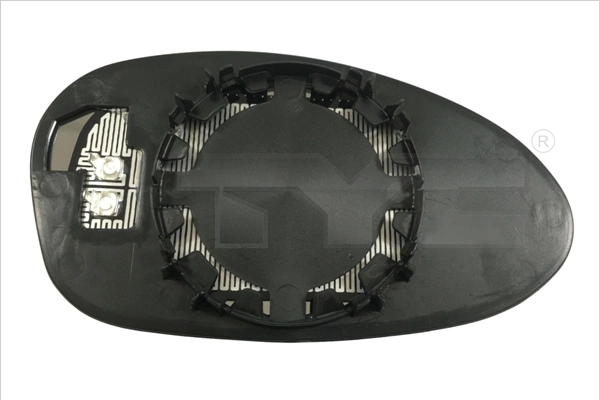 Mirror Glass, exterior mirror 303-0098-1